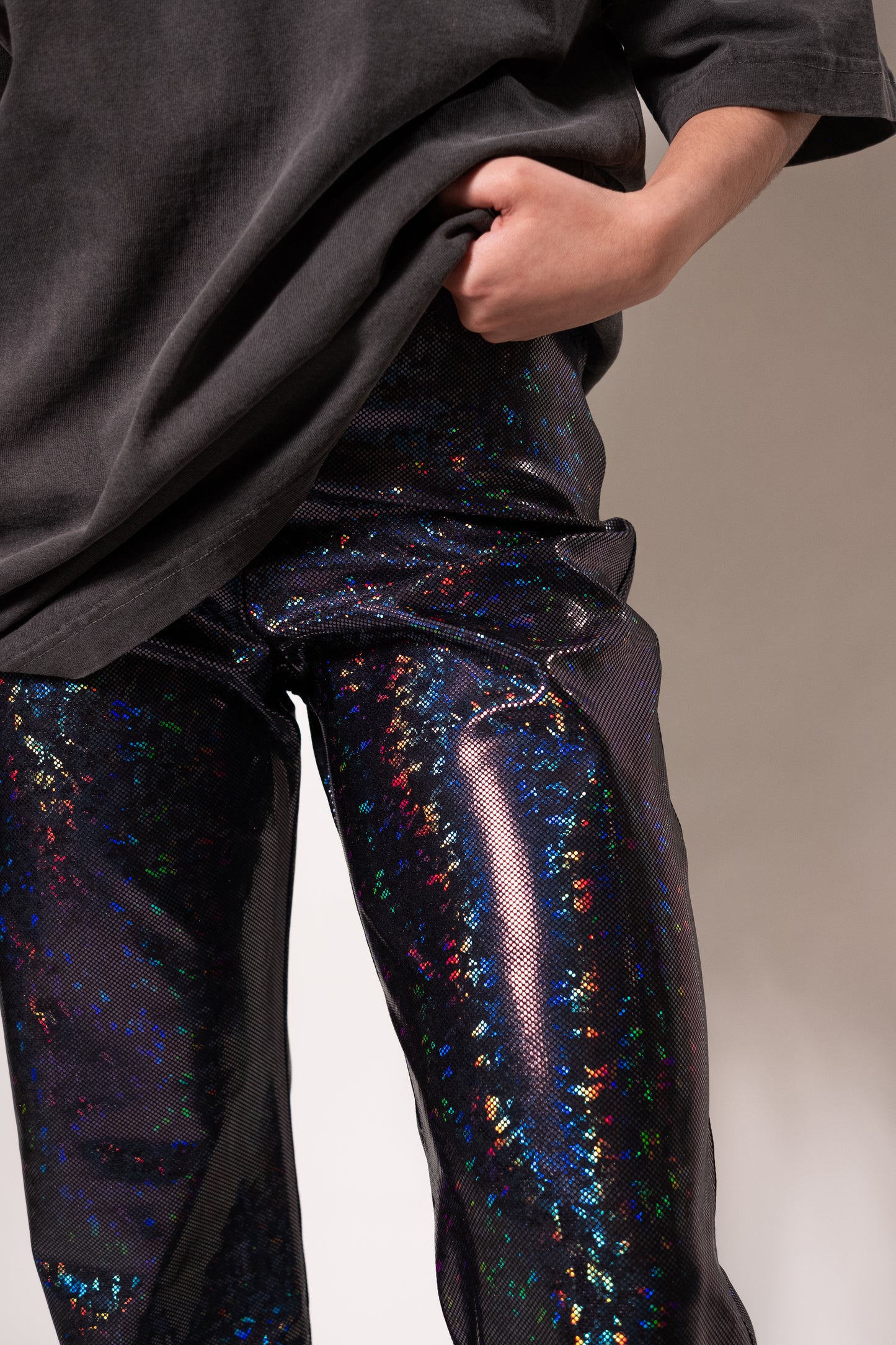 PANTALÓN DISCO/HOLOGRAFICO