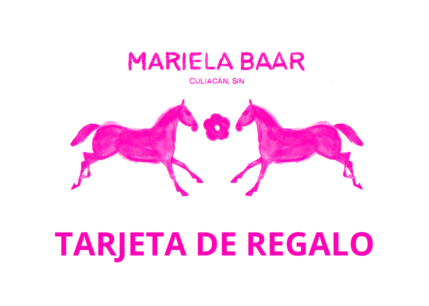 MARIELA BAAR - tarjeta de regalo